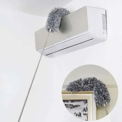 Pamatuf cu Microfibra, Capete Interschimbabile, Telescopic, Maner Extensibil, Pentru Locuri Greu Accesibile - Cumpara24