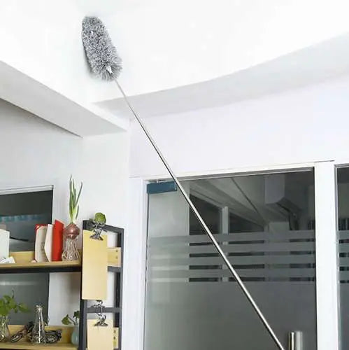 Pamatuf cu Microfibra, Capete Interschimbabile, Telescopic, Maner Extensibil, Pentru Locuri Greu Accesibile - Cumpara24