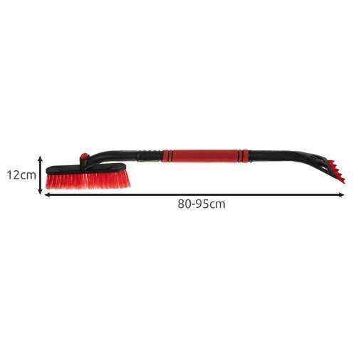 Racleta si Perie Telescopica 2 in 1 pentru Gheata/Zapada, Multicolor - Cumpara24