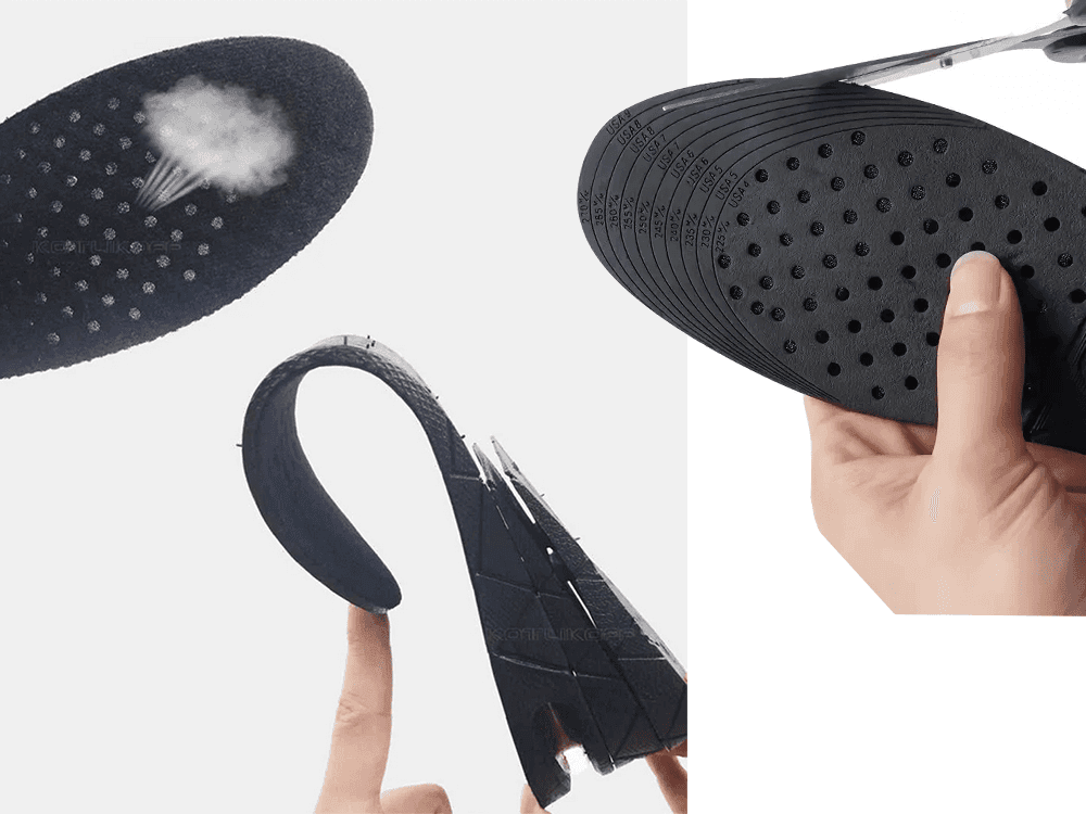 Branțuri reglabile pentru pantofi, cu design respirabil și material flexibil pentru confort optim.