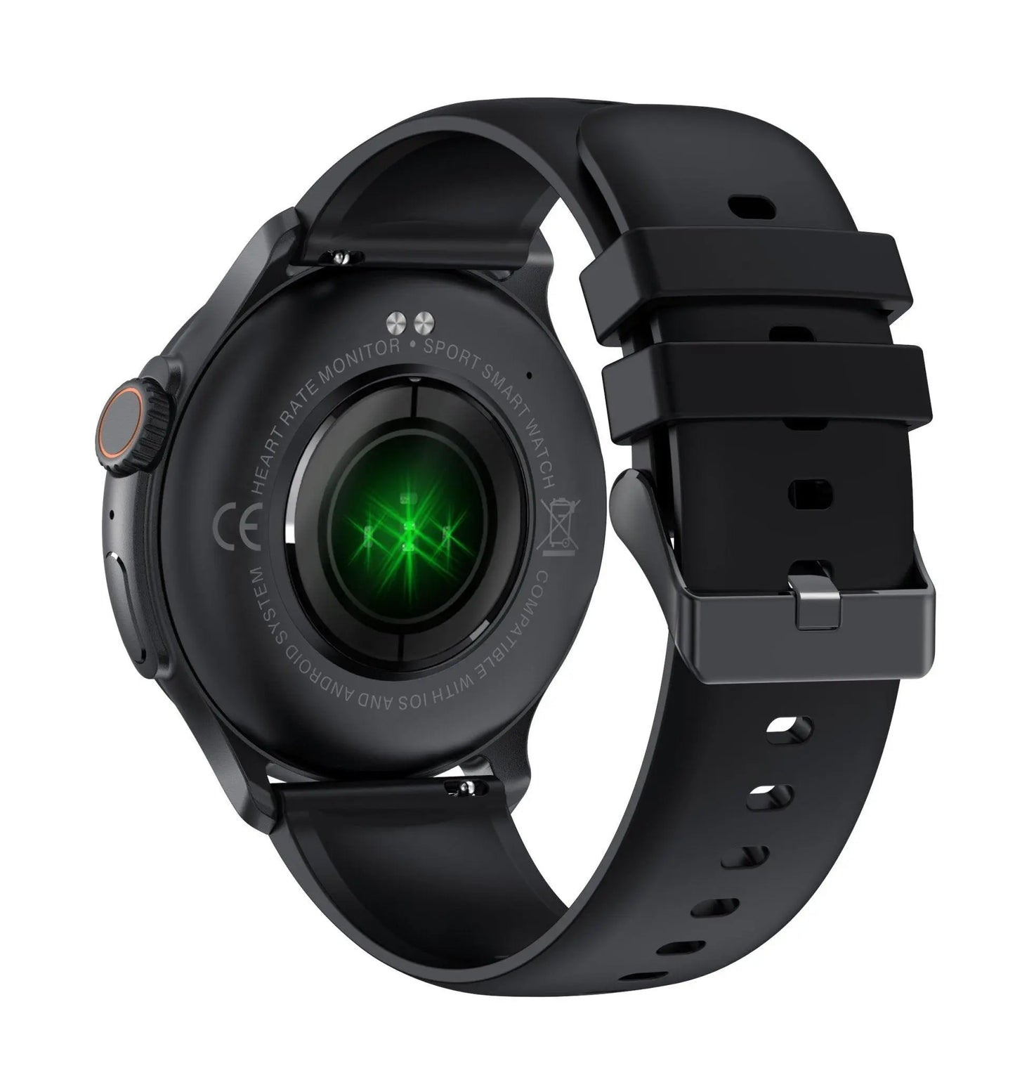 Ceas Smartwatch Unisex, TechGS®, Ecran AMOLED HD de 1.43 inch, Functie Always ON, Rezistenta Inalta, Convorbire prin Bluetooth, Negru - Cumpara24