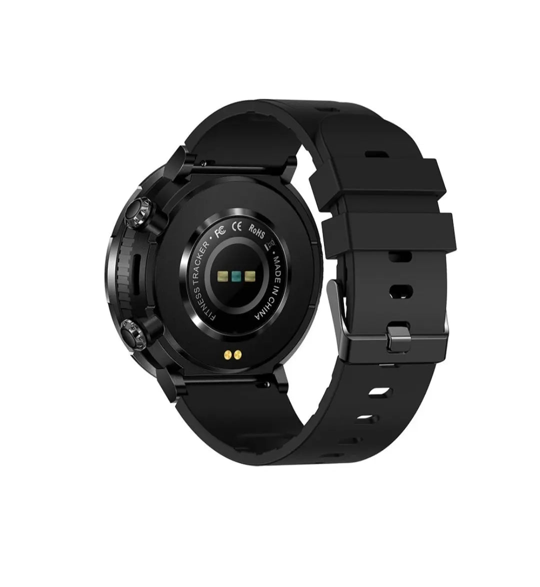 Ceas Smartwatch,TechGS®, pentru expeditii cu aliaje Militare, Baterie 600 mAh, Meniu în Limba Română + Folie de Protecție Ecran - Cumpara24