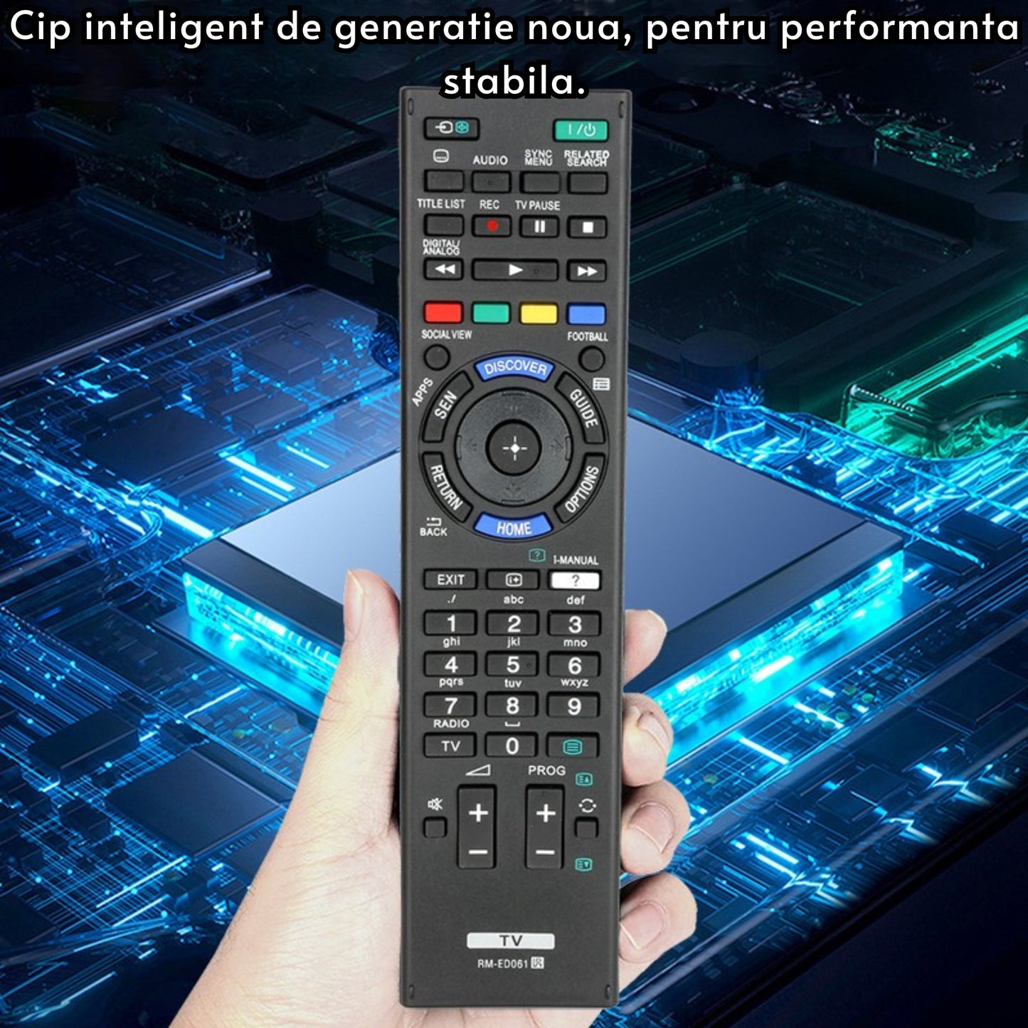 Telecomanda TV Sony, Utilizare Directa, Raspuns Rapid, Raza Mare de Actiune