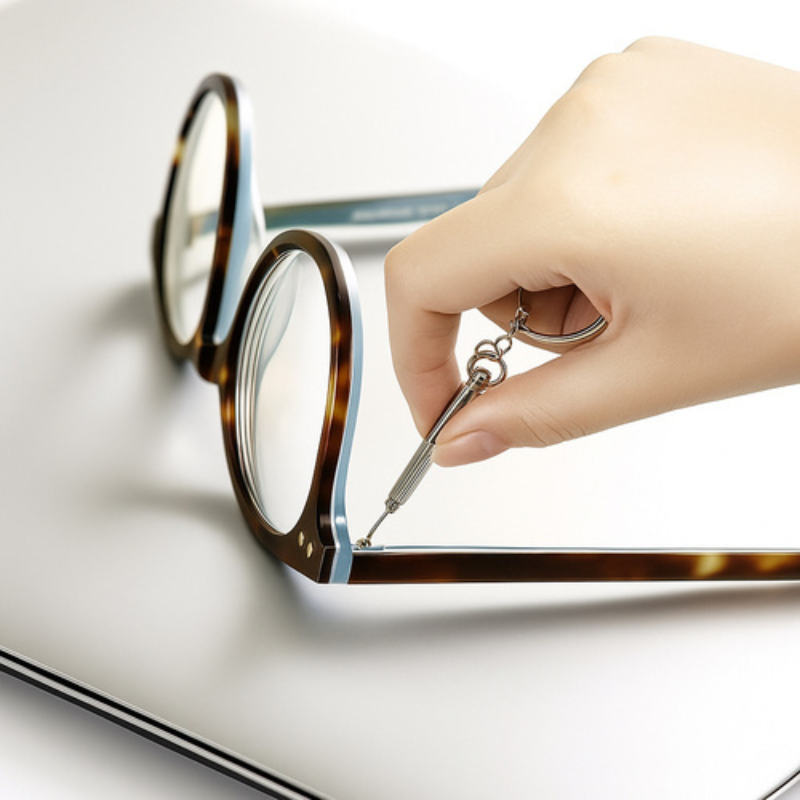 Kit Reparatie Ochelari, 30 Pernite Punte Nazala Diferite, 60 Suruburi, Penseta, Surubelnita, laveta