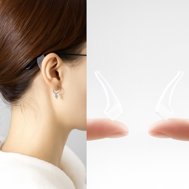 Kit Reparatie Ochelari, 30 Pernite Punte Nazala Diferite, 60 Suruburi, Penseta, Surubelnita, laveta