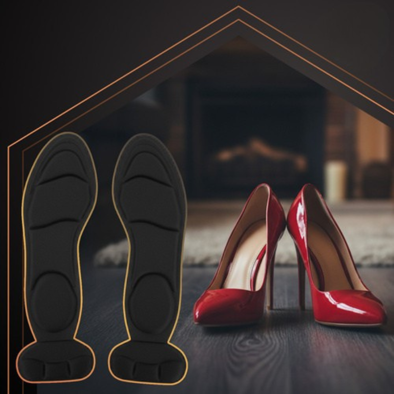 Branturi Interioare Pantofi cu Toc, Spuma Absorbtie Socuri, marime 35-42, negru