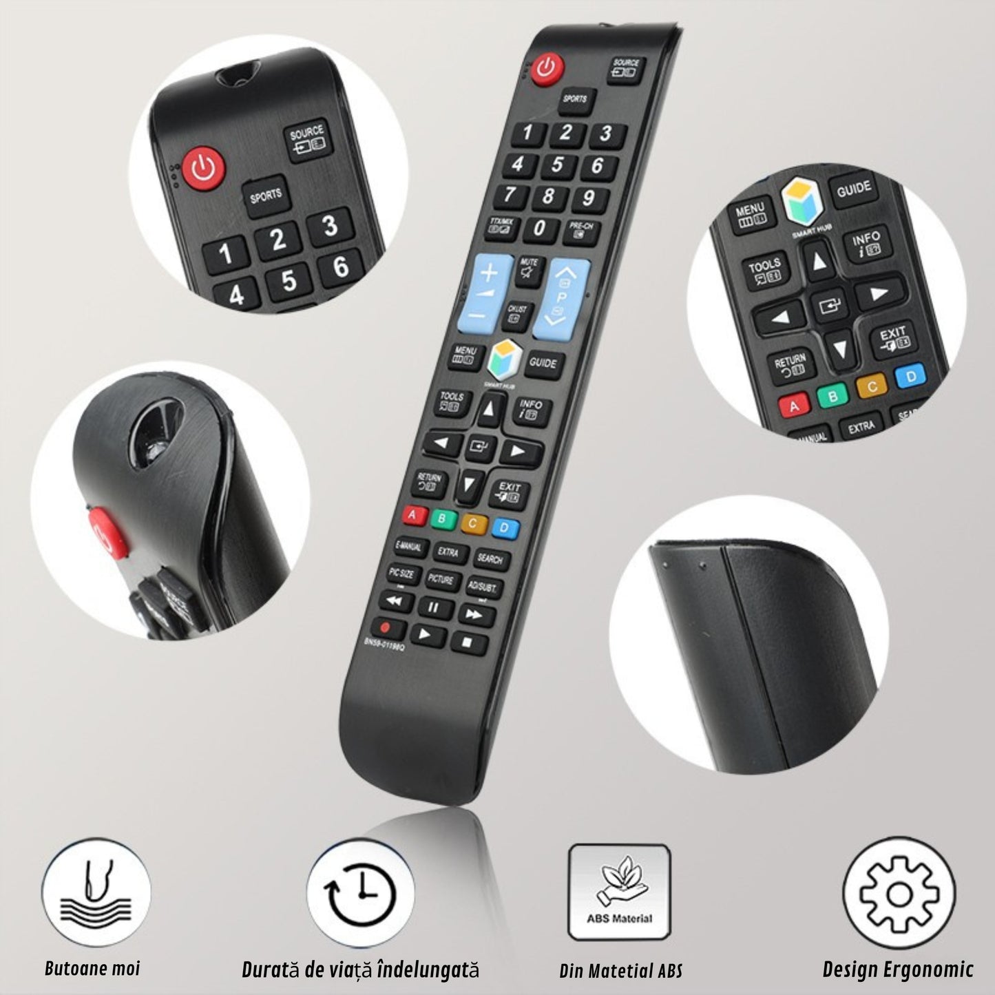 Telecomanda Universala Compatibila cu Televizoare Samsung LED / LCD - Compatibilitate Extinsa