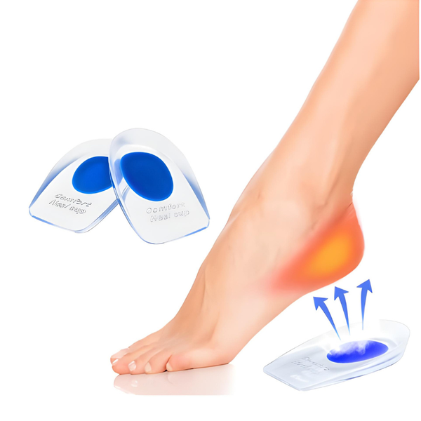 Branturi de Gel pentru Calcai 40-46 – Reduc Oboseala si Durerea Picioarelor, Amortizare si Confort