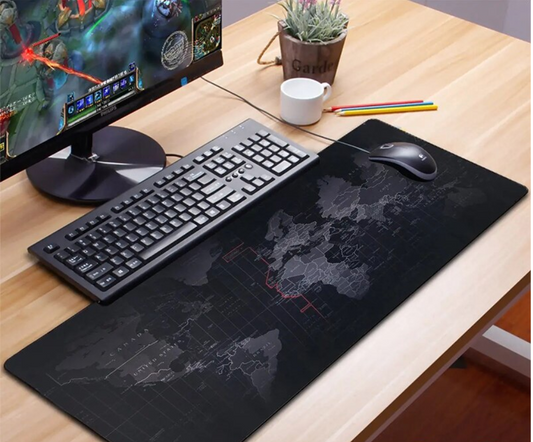 Mousepad Gaming/Birou, Antiderapant, Harta Lumii