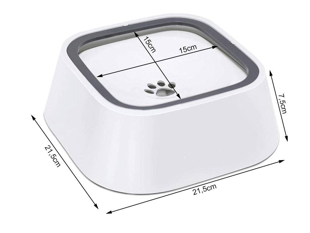 Adapator pentru Caini, 1 L, Design Anti - Splash, Alb - Cumpara24