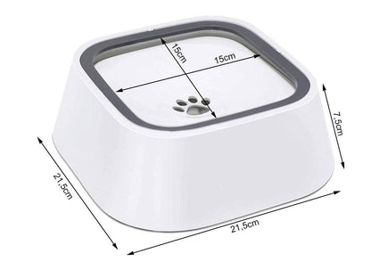 Adapator pentru Caini, 1 L, Design Anti - Splash, Alb - Cumpara24