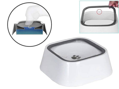 Adapator pentru Caini, 1 L, Design Anti - Splash, Alb - Cumpara24