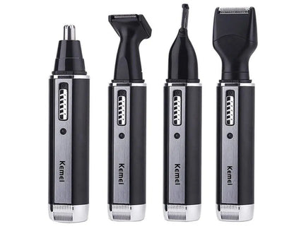 Aparat de Ras/Tuns Fara Fir, 4 in 1, Negru - Cumpara24