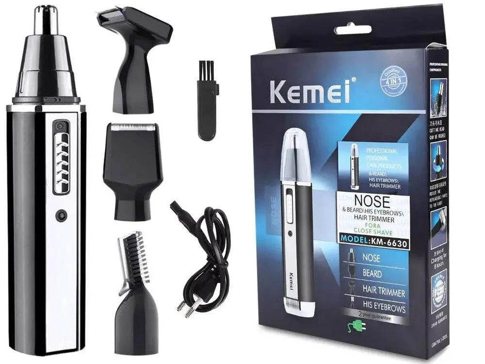 Aparat de Ras/Tuns Fara Fir, 4 in 1, Negru - Cumpara24