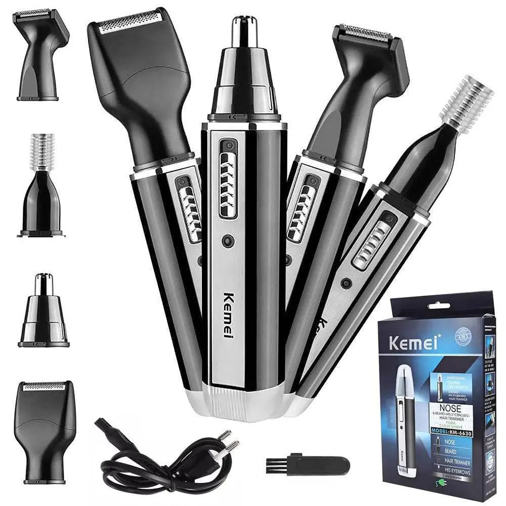 Aparat de Ras/Tuns Fara Fir, 4 in 1, Negru - Cumpara24