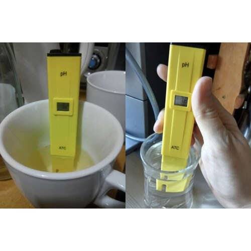 Aparat Masurare PH cu ATC, precizie 0.1 pH, 0 - 14pH, 15.1x2.8x2cm, Galben/Negru - Cumpara24