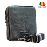Borseta din Piele Pentru Barbati, Prindere la Curea, Bretele Reglabile Detasabile, 18 x21 x 6 cm - Cumpara24