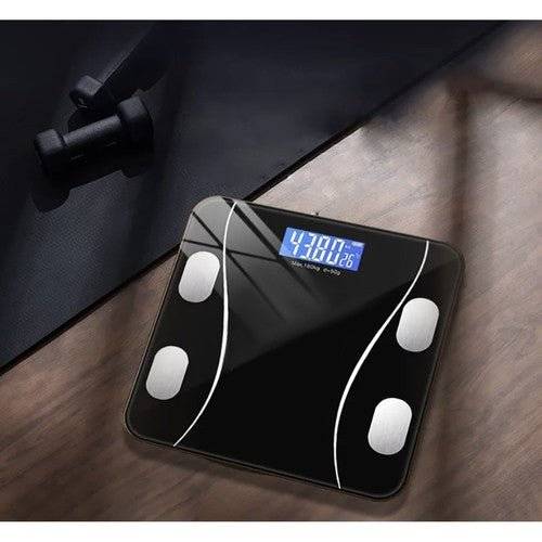 Cantar Profesional Inteligent, Conectivitate Bluetooth, Pentru IMC si Pierderea in Greutate, Negru - Cumpara24