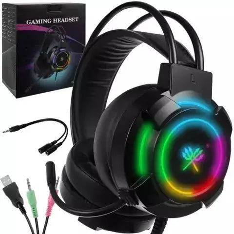 Casti de Gaming RGB DUNMOON, Negru - Cumpara24
