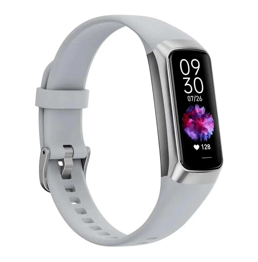 Ceas si Bratara Fitness 2 in 1 TechGS®, Ecran AMOLED 1.1 inch, Preluare Apeluri si Mesaje Bluetooth, Monitorizare Ritm Cardiac, Oxigenul din sange, Temperatura corporala, Somn, Pedometru, IP68 - Cumpara24