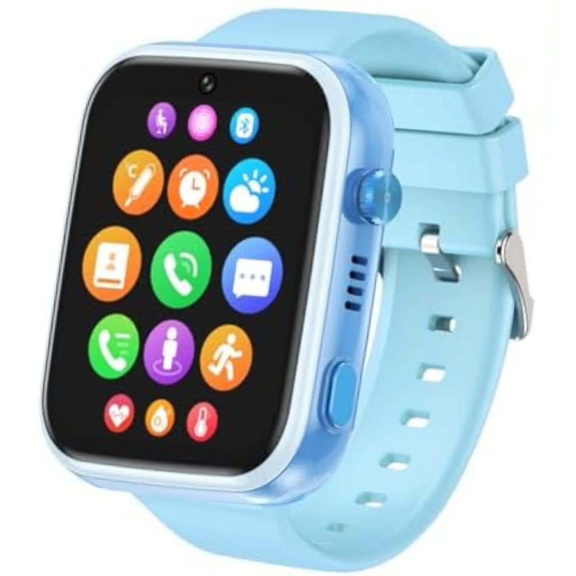 Ceas Smartwatch Copii, KidLife TechGS®, 4G cu GPS, 1.83 inch, Monitorizare Traseu, Buton SOS, Sistem de Operare Android, Camera Foto, 6 - 12 Ani, Player Muzical, Face Unlock, Baterie 700 mAh, Albastru - Cumpara24
