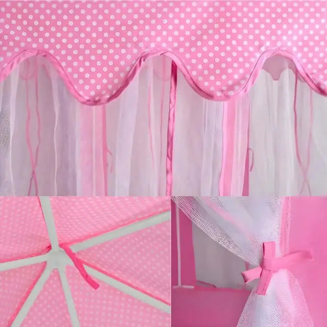 Cort Pink Palace pentru Copii - Perfect pentru Joaca Acasa si in Gradina, 140 H / 135 L, Roz - Cumpara24