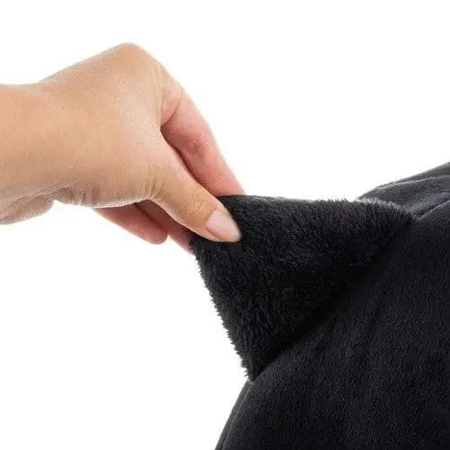 Culcus de Plus pentru Pisici, Culoare Neagra, Umplutura din Bumbac PP, Negru - Cumpara24