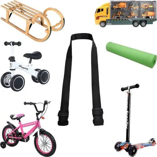 Curea pentru Transport - Tractare Bicicleta / Sanie / Tricicleta, Negru - Cumpara24
