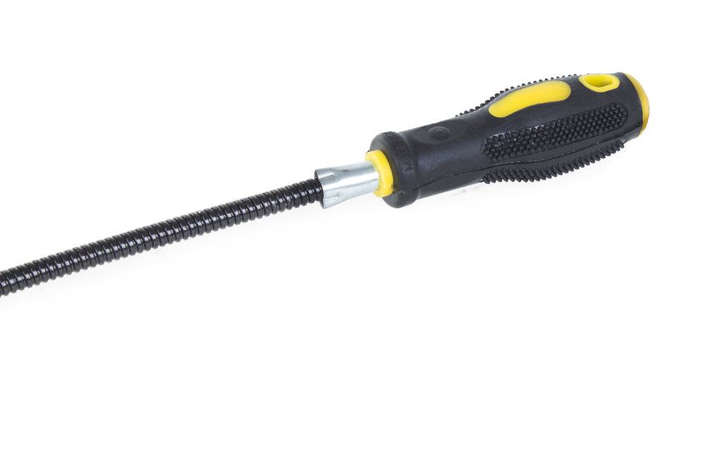 Mâner ergonomic al dispozitivului LED cu magnet, oferind o prindere confortabilă și sigură.