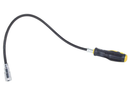 Dispozitiv LED cu magnet și braț flexibil, ușor de modelat pentru a ajunge în spații înguste.