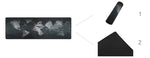 Mousepad Gaming/Birou, Antiderapant, Harta Lumii