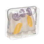 Set Recipiente Cosmetice pentru Calatorii, 10 elemente, Transparent,