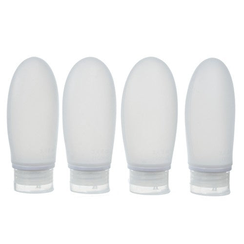 Set Recipiente Cosmetice pentru Calatorii, 10 elemente, Transparent,