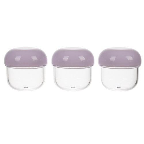 Set Recipiente Cosmetice pentru Calatorii, 10 elemente, Transparent,