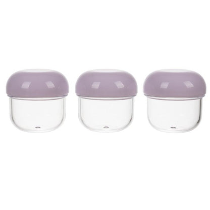 Set Recipiente Cosmetice pentru Calatorii, 10 elemente, Transparent,