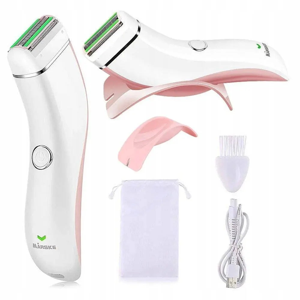 Epilator Pentru Femei, 5W, cu 2 Trepte de Viteza, Alb/Roz - Cumpara24