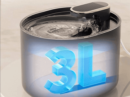 Fantana automata de apa pentru animale cu capacitate de 3L si iluminare LED.