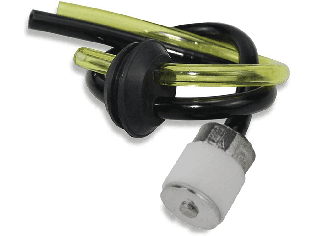 Furtun de combustibil flexibil cu filtru de 17 mm pentru masini de tuns gazon si motocoase. Material durabil pentru utilizare indelungata.