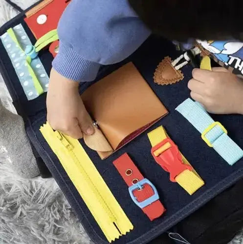 Geanta cu Diverse Activitati Educative pentru Copii, Multicolor - Cumpara24