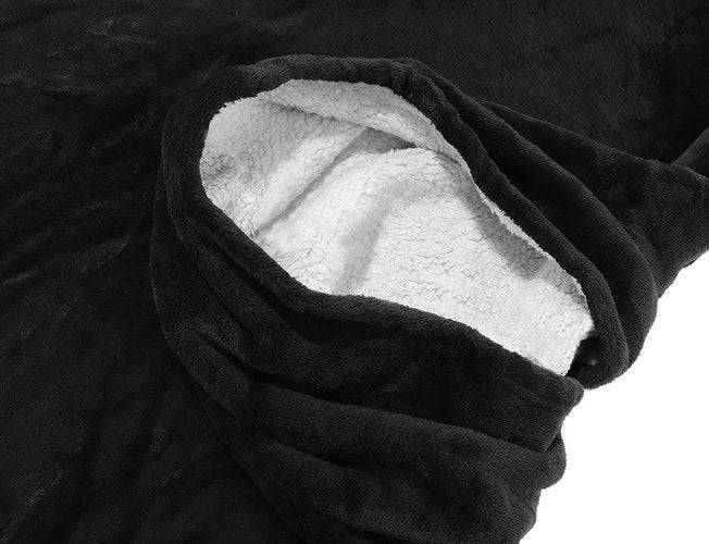 Hanorac XXL Dama, Calduros de Iarna, Negru - Cumpara24
