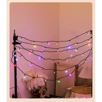 Instalatie de Craciun Liniara, 10 m, 8 Jocuri de Lumini, Controler, Multicolor - Cumpara24