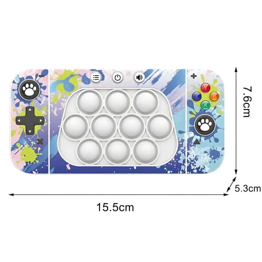 Jucarie Interactiva Tip Consola pentru Copii, Speed Push Whack - a - mole, Joc de Viteza Pop IT, Cu Nivele, Sunete si Lumini, 15.5 x 7.6 x 5.3 cm - Cumpara24