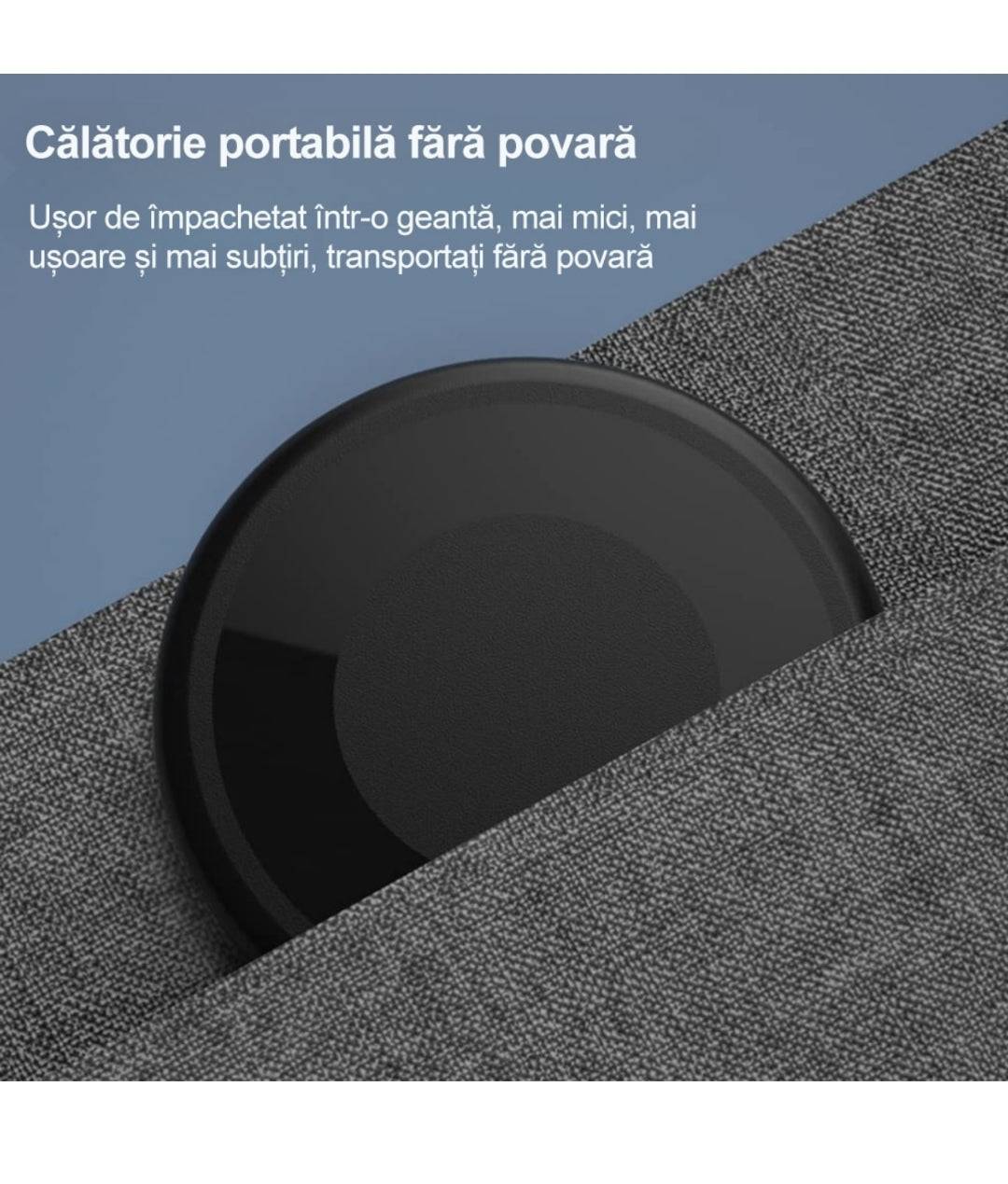 Carcasă compactă și portabilă pentru Kit Adaptoare Cabluri USB la USB-C, Universal, ușor de transportat în buzunar sau geantă pentru utilizare rapidă.