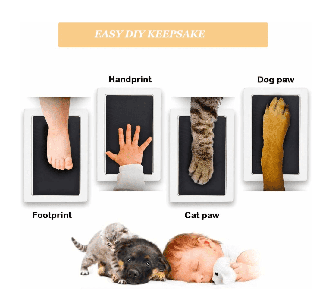Kit Amprenta cu Tus Non Toxic, 6 x 9.5 cm, Negru Reutilizabil, Calitate Premium - Cumpara24