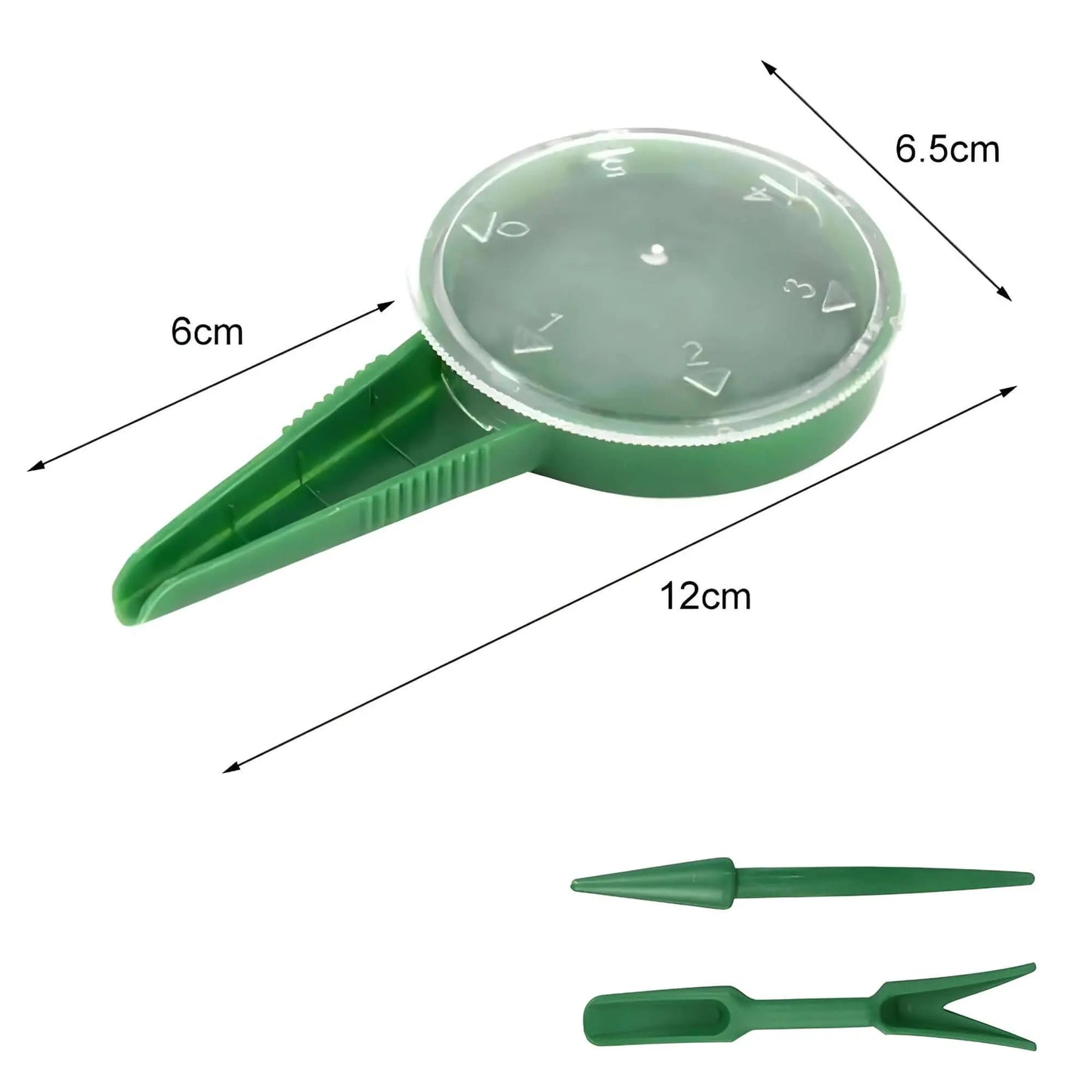 Kit Distribuitor de Seminte Mici Dimensiuni, Ustensile pentru Pregatirea Solului, Verde - Cumpara24