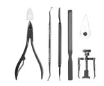 Kit Profesional pentru Unghii cu Probleme, Pentru Maini si Picioare din Otel, 6 Unelte Profesionale + Cutie de Depozitare - Cumpara24