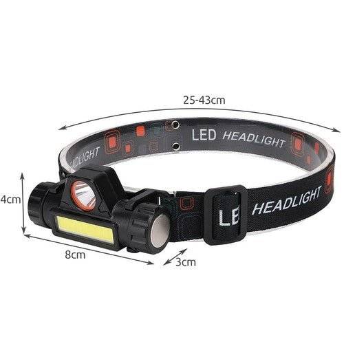 Lanterna de Cap cu LED - USB L18371 - Cumpara24