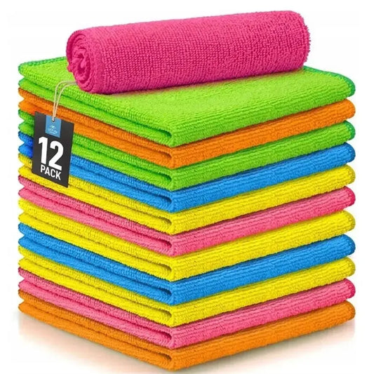 LAVETE DIN MICROFIBRA 30X30CM SET 12BUC - Cumpara24