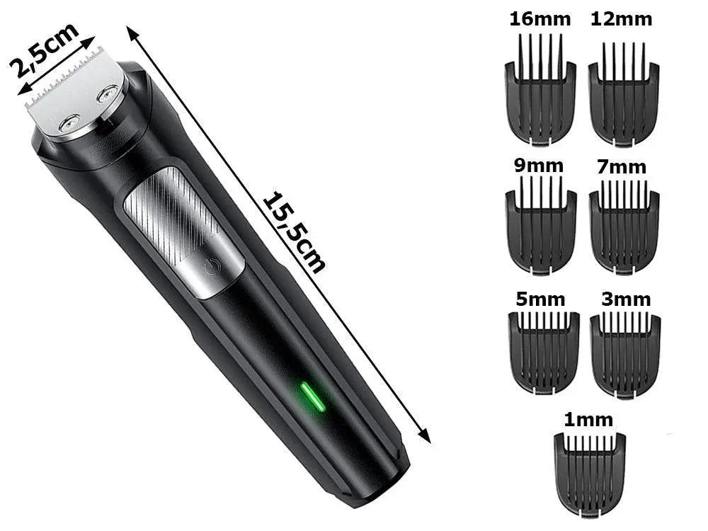 Masina de Tuns Trimmer, USB - C, Cu Stand, Usor de Curatat, Negru - Cumpara24