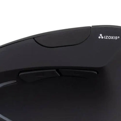 MOUSE VERTICAL FARA FIR/WIRELESS, 6 BUTOANE, NEGRU - Cumpara24